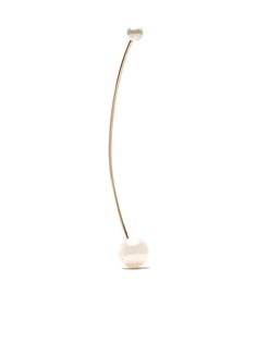 Sophie Bille Brahe 14kt yellow gold Elipse Lounge pearl earring