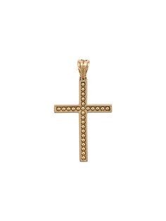 John Hardy 18kt yellow gold Jawan cross pendant