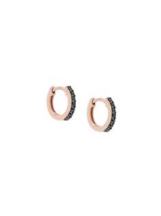 Astley Clarke серьги-кольца Mini Halo из розового золота с бриллиантами