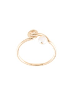 Meadowlark кольцо Clio из желтого золота с жемчугом