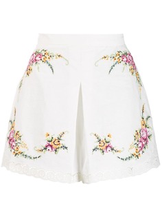 Zimmermann шорты с декоративной строчкой