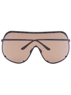 Rick Owens солнцезащитные очки-авиаторы с заклепками