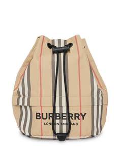Burberry сумка с логотипом и полосками Icon Stripe
