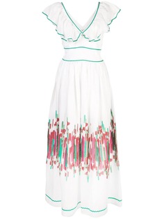 Le Sirenuse платье с принтом