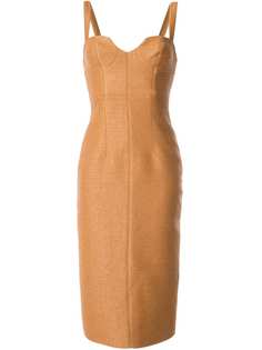 Manning Cartell платье с U-образным вырезом