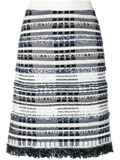Thom Browne трикотажная твидовая юбка