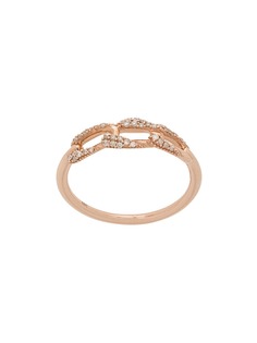 Astley Clarke кольцо Vela из розового золота с бриллиантами