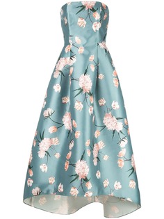 Sachin & Babi платье без бретелей с цветочным принтом