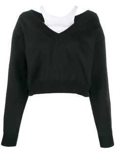 T By Alexander Wang многослойный джемпер