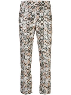 Smythe брюки прямого кроя с графичным принтом