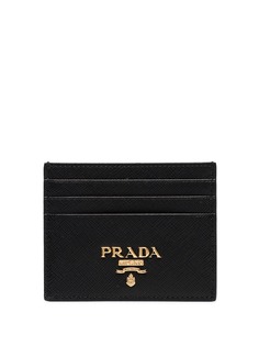 Prada картхолдер с металлическим логотипом