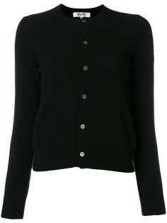 Comme Des Garçons Play трикотажный кардиган с логотипом-сердцем