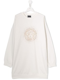 Young Versace платье-толстовка с логотипом