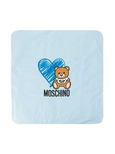 Moschino Kids одеяло с логотипом