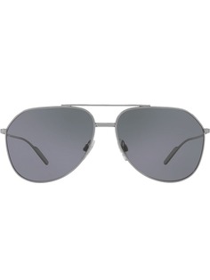 Dolce & Gabbana Eyewear затемненные солнцезащитные очки-авиаторы