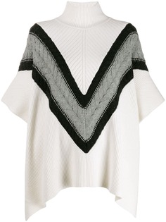 See By Chloé джемпер Chevron с высоким воротником