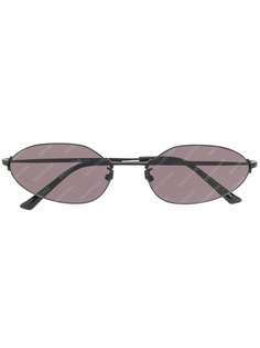 Balenciaga Eyewear солнцезащитные очки Invisible в овальной оправе