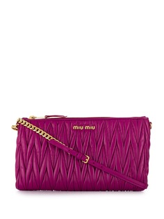 Miu Miu стеганый клатч