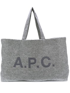 A.P.C. объемная сумка-тоут