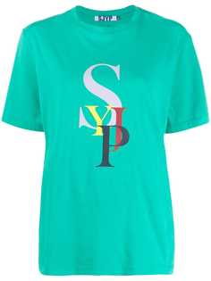 SJYP футболка с логотипом