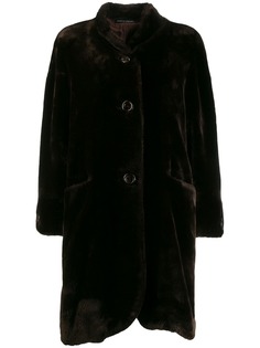 Pierre Cardin Pre-Owned 1980s loose teddy bear coat