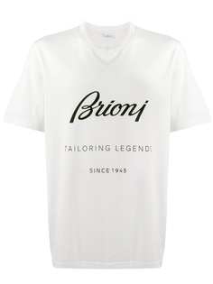 Brioni logo printed T-shirt