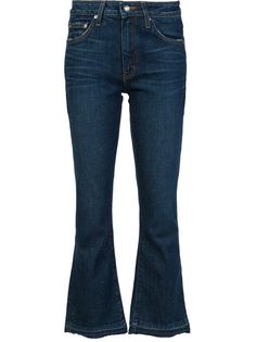 Derek Lam 10 Crosby расклешенные укороченные джинсы