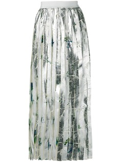 MSGM плиссированная юбка миди