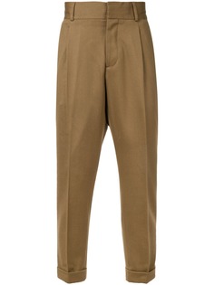 Kent & Curwen брюки-чинос с подвернутыми манжетами