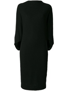 Chalayan платье с вырезом-лодочкой с драпировками