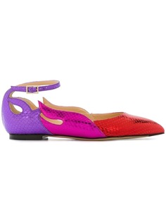 Charlotte Olympia балетки Flaming