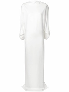 Chalayan вечернее платье с высоким воротом и драпировками
