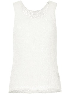 Uma Wang трикотажный топ без рукавов