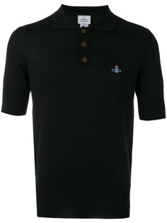 Vivienne Westwood Man рубашка-поло с вышитым логотипом