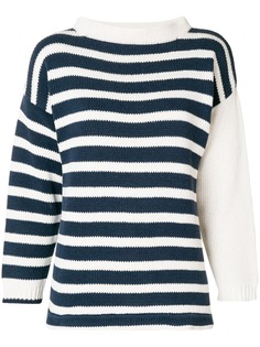 Issey Miyake Pre-Owned вязаный свитер в полоску