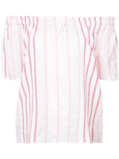 Lemlem блузка с открытыми плечами в полоску