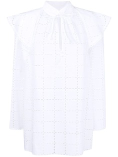 Sonia Rykiel декорированная блузка с горловиной на завязке