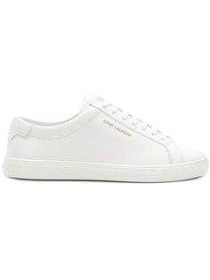 Saint Laurent кроссовки с тиснением логотипа