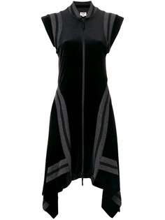 Jean Paul Gaultier Pre-Owned платье с молниями асимметричного кроя