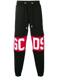 Gcds спортивные брюки с полосками с логотипом