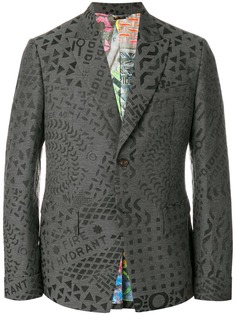 Vivienne Westwood Anglomania пиджак со сплошным принтом