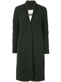 Uma Wang однобортное пальто длины миди
