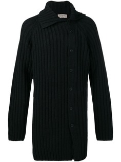 Yohji Yamamoto пальто в рубчик