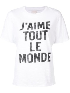 Cinq A Sept футболка Jaime Tout Le Monde