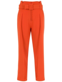 Framed tapered trousers