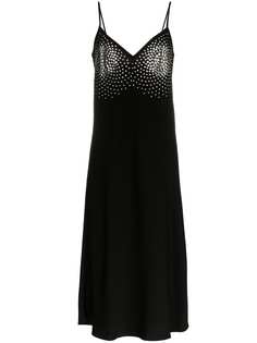 Ellery платье миди с отделкой Honneur