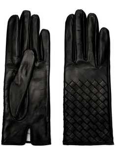Bottega Veneta кожаные перчатки