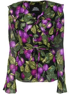 Marc Jacobs блузка с длинными рукавами и цветочным принтом