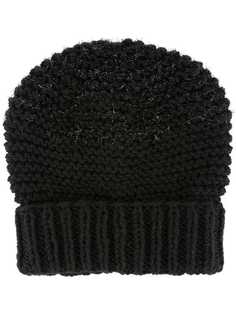 0711 fuzzy knit beanie