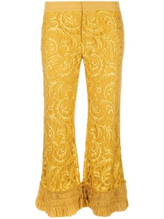 Alexis укороченные кружевные брюки